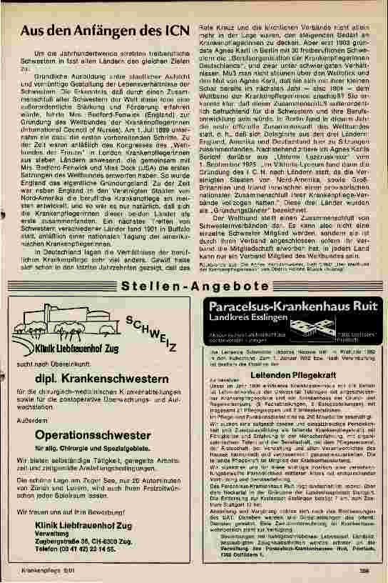 Vorschauseite 1: Aus den Anfängen des ICN