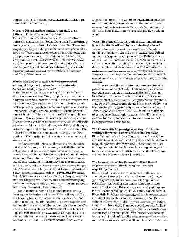 Vorschauseite 2: Wir sind für Sie da Beratung und Unterstützung von Angehörigen