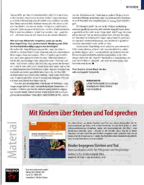 Vorschauseite 3: Wir sind für Sie da Beratung und Unterstützung von Angehörigen