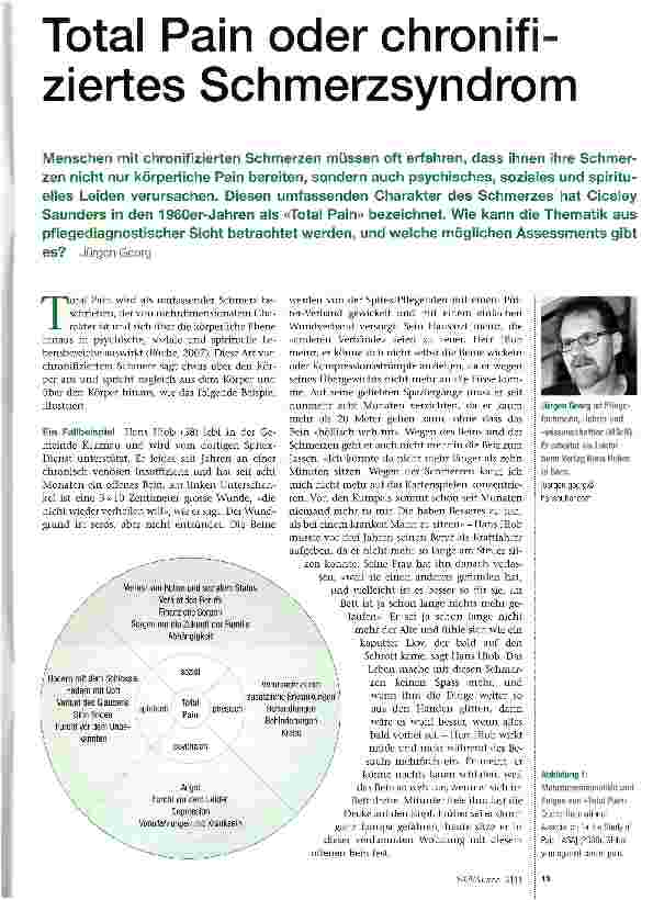 Vorschauseite 1: Total Pain oder chronifiziertes Schmerzsyndrom