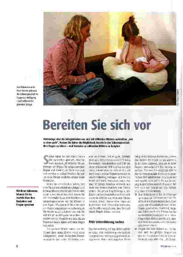 Vorschauseite 1: Bereiten Sie sich vor