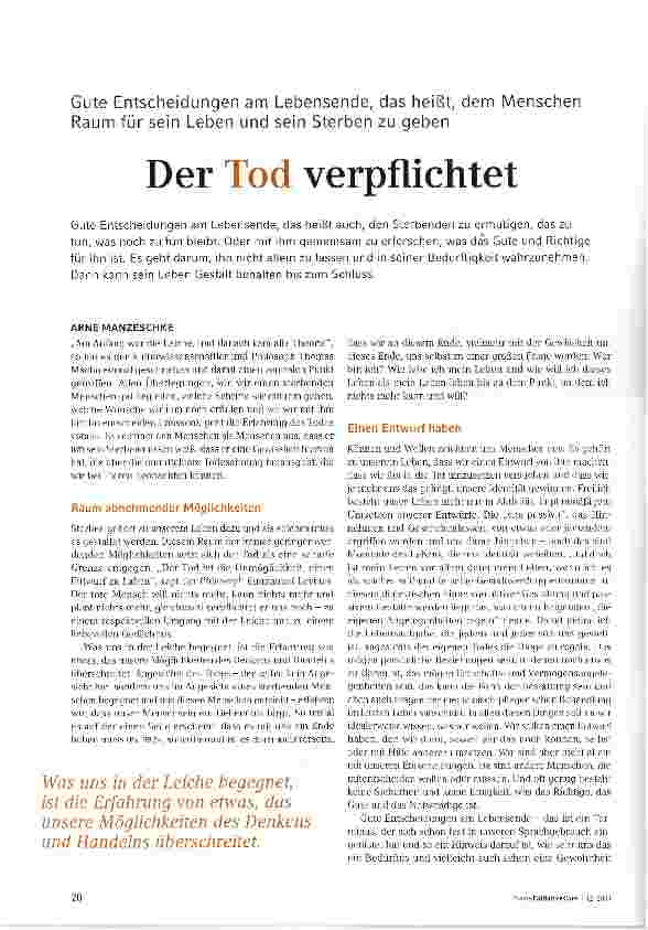 Vorschauseite 1: Der Tod verpflichtet