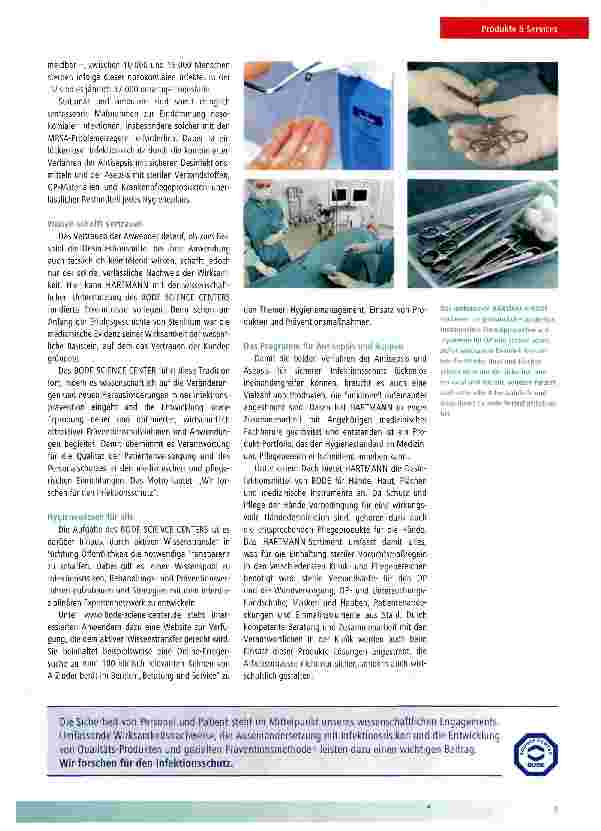 Vorschauseite 2: Das BODE SCIENCE CENTER: Wirksamkeit wissenschaftlich beweisen