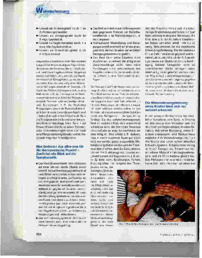 Vorschauseite 5: Wahrnehmung - die Auseinandersetzung mit der Umwelt - Förderung der Perzeptionsentwicklung in der Sensorischen Integrationstherapie am Beispiel der taktil-kinästhetischen Wahrnehm…