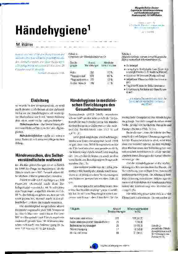 Vorschauseite 1: Händehygiene
