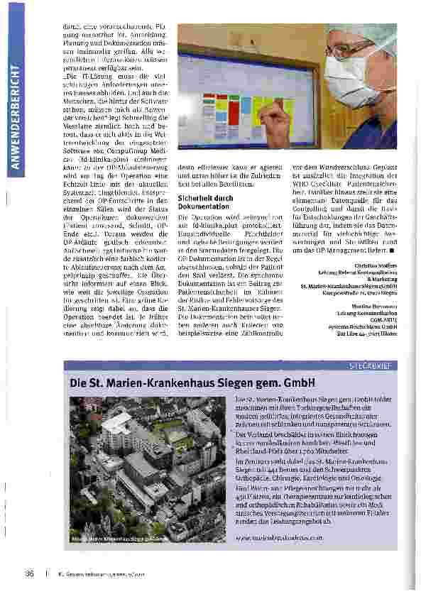 Vorschauseite 3: Perfekter Dreiklang zwischen Mensch, Organisation und IT