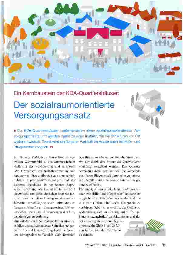 Vorschauseite 1: Der sozialraumorientierte Versorgungsansatz