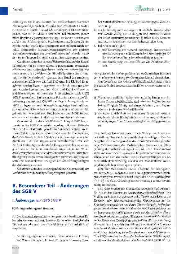 Vorschauseite 2: Reizthema AADK-Prüfungen: Kliniken wehren sich gegen unberechtigte VorwürfeDKG-Vorschlag für eine Neuregelung der Vorschriften zur Einzelfallprüfung nach §§ 275 ff. SGB V