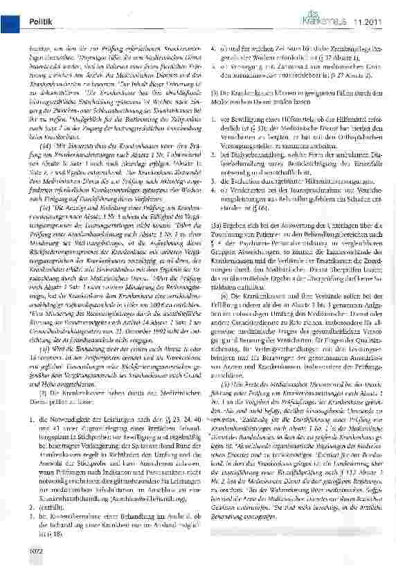 Vorschauseite 3: Reizthema AADK-Prüfungen: Kliniken wehren sich gegen unberechtigte VorwürfeDKG-Vorschlag für eine Neuregelung der Vorschriften zur Einzelfallprüfung nach §§ 275 ff. SGB V