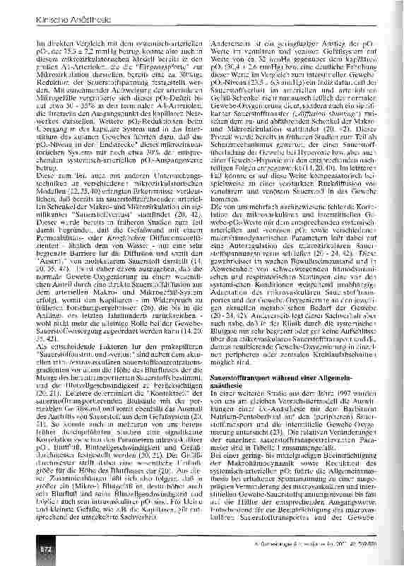Vorschauseite 4: Der Sauerstofftransport von der Arterie zur Kapillare