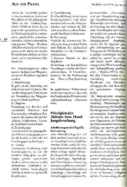 Vorschauseite 2: Der Pflegeprozess in Schule und Praxis - Pflege forscht