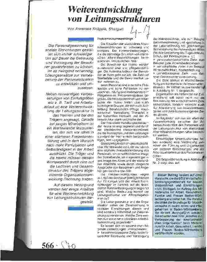 Vorschauseite 1: Weiterentwicklung von Leitungsstrukturen