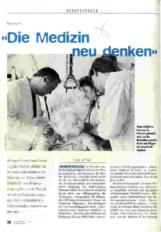 Vorschauseite 1: Die Medizin neu denken