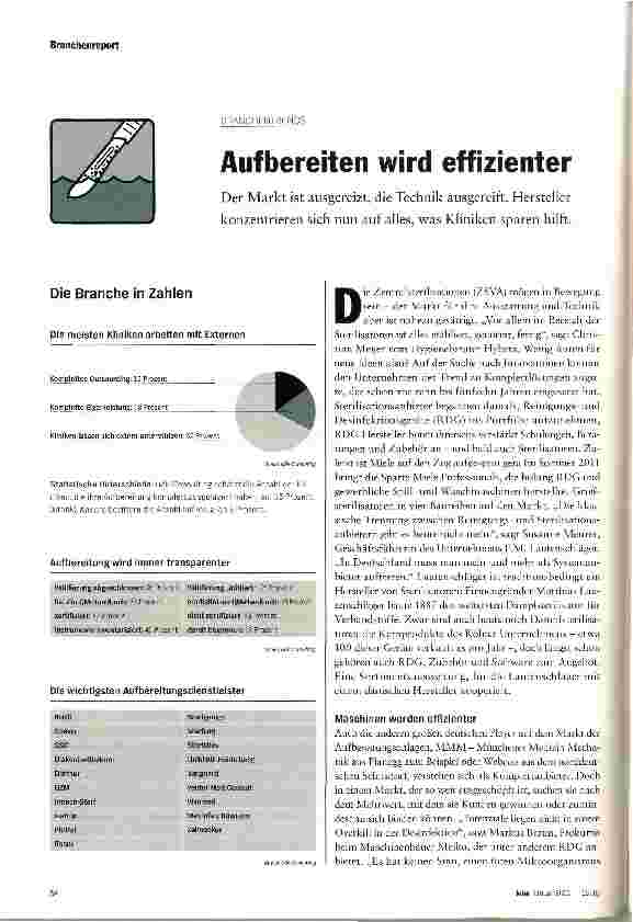Vorschauseite 1: BRANCHENTRENDSAufbereiten wird effizienter