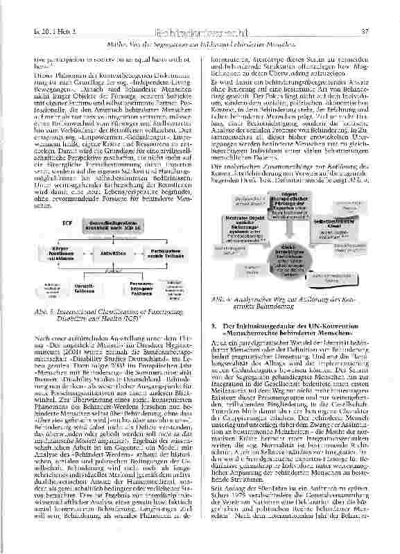 Vorschauseite 4: Von der Segregation zur Inklusion behinderter Menschen