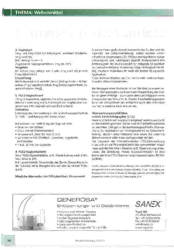 Vorschauseite 2: Leitlinie Prostaglandine