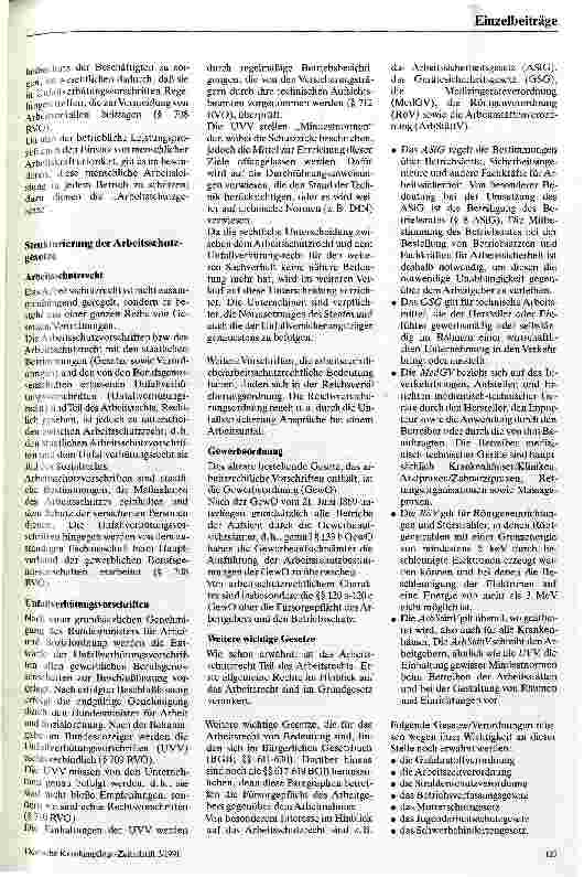 Vorschauseite 2: Sicherheit für Bedienstete und Patienten im Krankenhausbereich