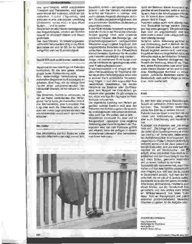 Vorschauseite 3: Umgang mit suizidal Kranken - Alltagsproblematik in der psychiatrischen Krankenpflege