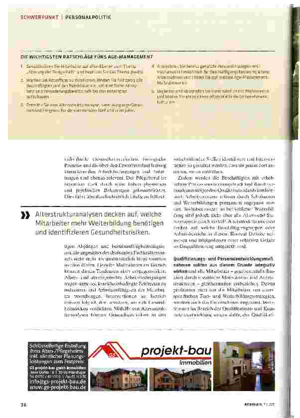 Vorschauseite 3: Analysieren & vorausschauen