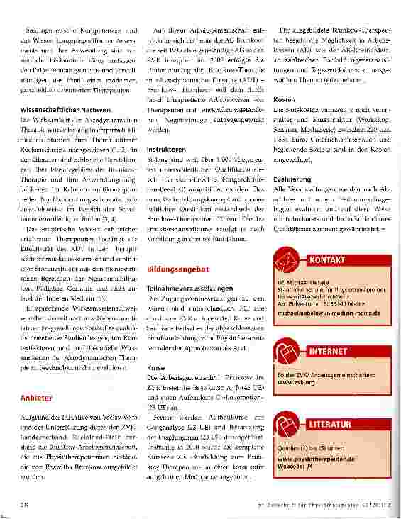 Vorschauseite 2: Akrodynamische Therapie (ADT) - BrunkowKonzepte stellen sich vor - auf der Basis des pt Konzepte-Fragebogens