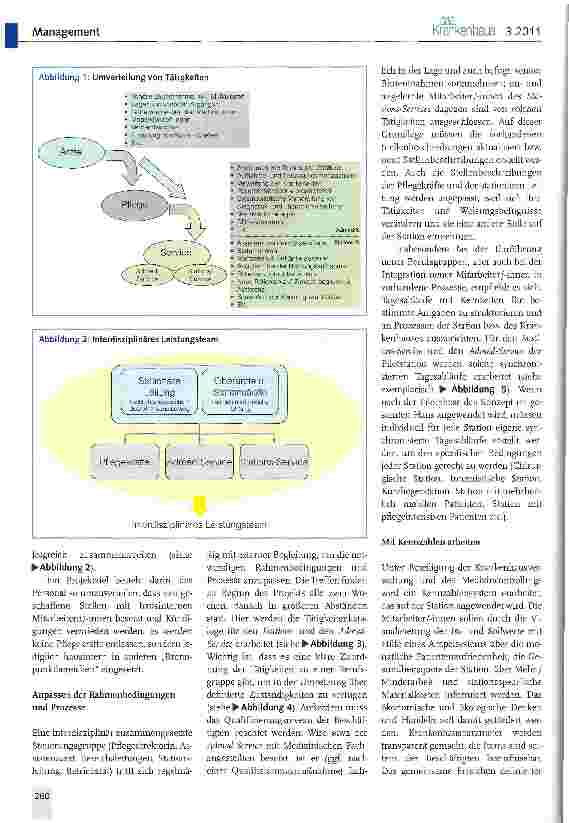 Vorschauseite 2: Kooperatives Prozessmanagement: Umverteilung von Tätigkeiten im stationären Bereich