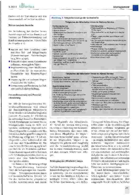 Vorschauseite 3: Kooperatives Prozessmanagement: Umverteilung von Tätigkeiten im stationären Bereich