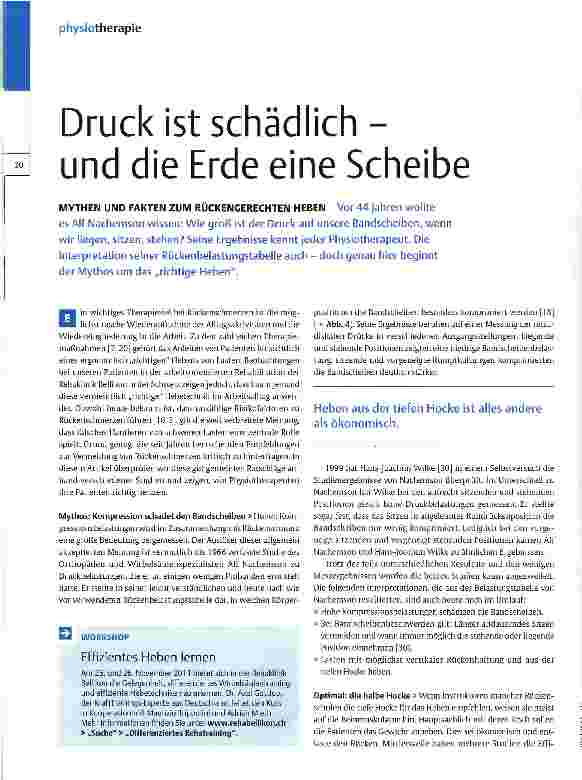 Vorschauseite 1: Druck ist schädlich -und die Erde eine Scheibe