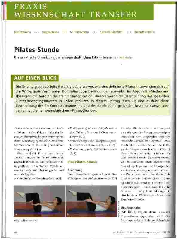 Vorschauseite 1: Pilates-Stunde