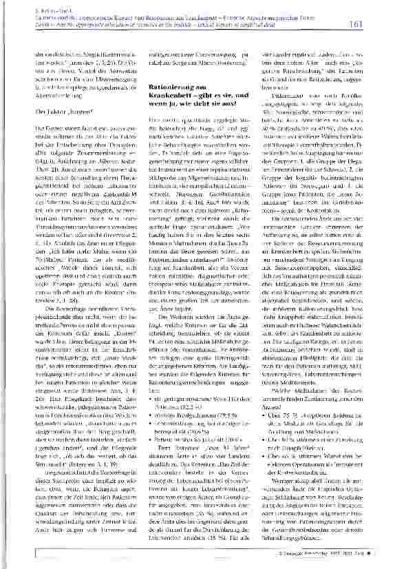 Vorschauseite 4: Fairness und der angemessene Einsatz von Ressourcen am Krankenbett - Ethische Aspekte empirischer Daten