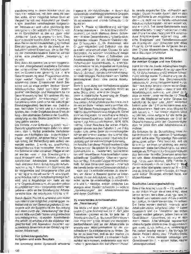 Vorschauseite 2: Über die Entwicklung einer neuen Bewertungssystematik zur Einstufung der Güte und Qualität der Arbeitsleistung v. Beschäftigten im Pflegebereich