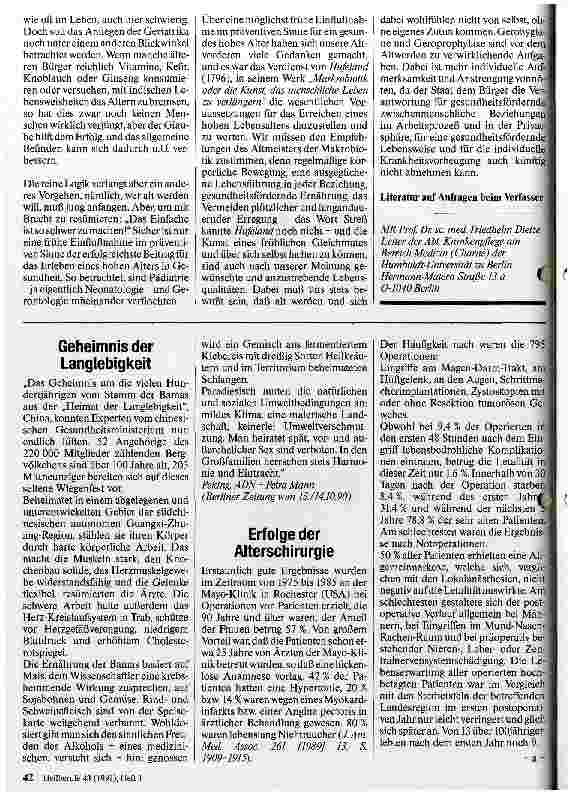 Vorschauseite 3: Sinn und Unsinn der Geriatrika