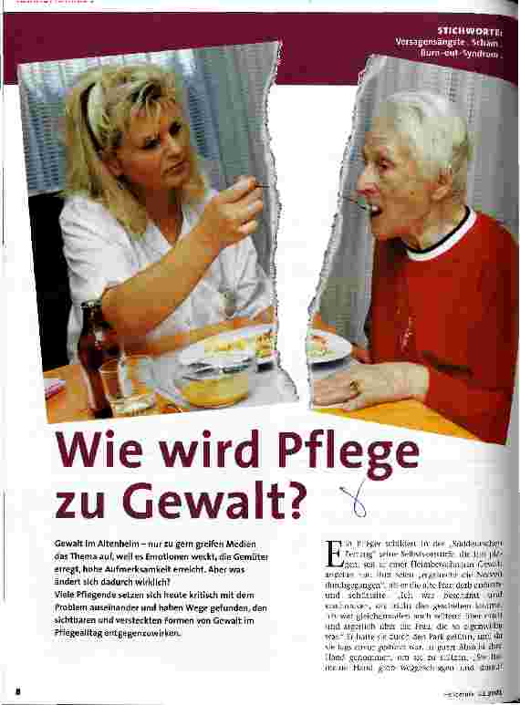 Vorschauseite 1: Wie wird Pflege zu Gewalt?