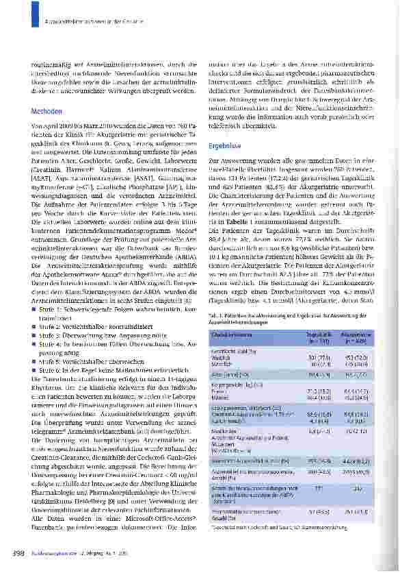 Vorschauseite 2: Arzneimittelinteraktionen in der Geriatrie