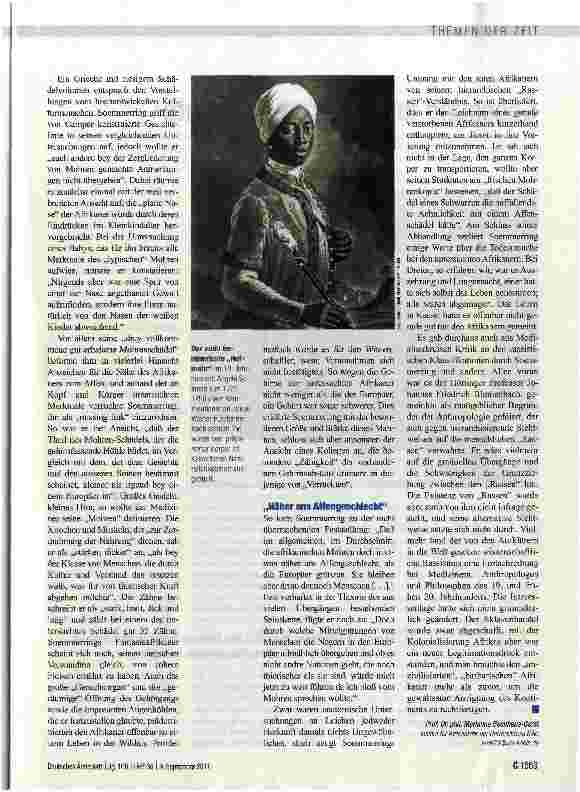 Vorschauseite 3: Wie die Medizin der Aufklärung „den Afrikaner schuf