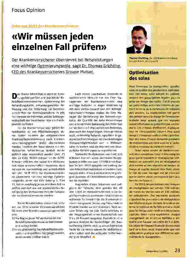 Vorschauseite 1: Wir müssen jeden einzelnen Fall prüfen