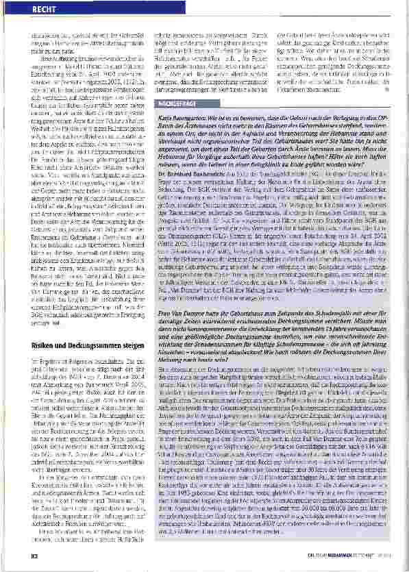 Vorschauseite 3: Verantwortung der Hebamme für den geburtsleitenden Arzt?