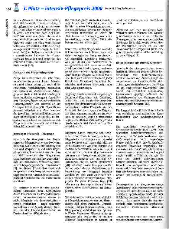 Vorschauseite 4: Pflegefachsprache Eine Analyse der Entwicklung