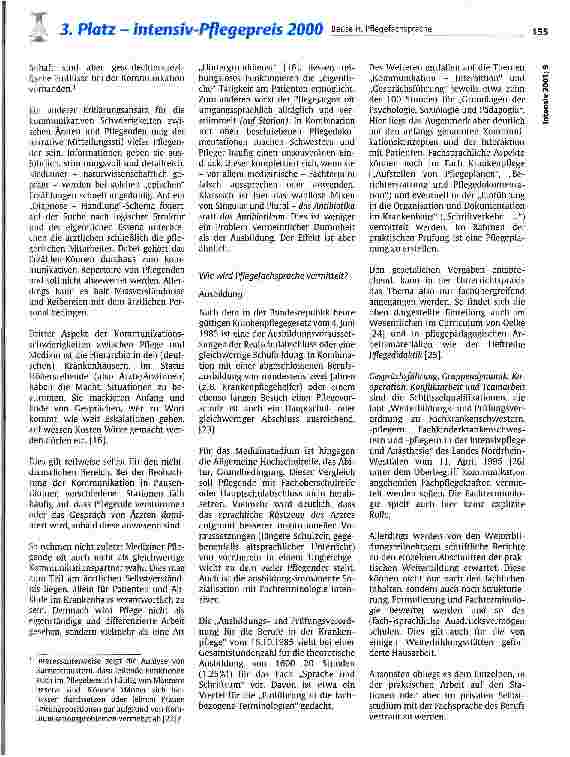 Vorschauseite 5: Pflegefachsprache Eine Analyse der Entwicklung