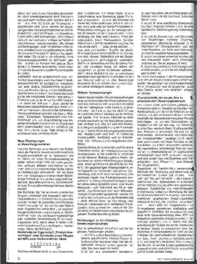 Vorschauseite 3: Zur Bewertung der Arbeitsleistung und -güte von Personal in Krankenhaus-Organisation Teil I
