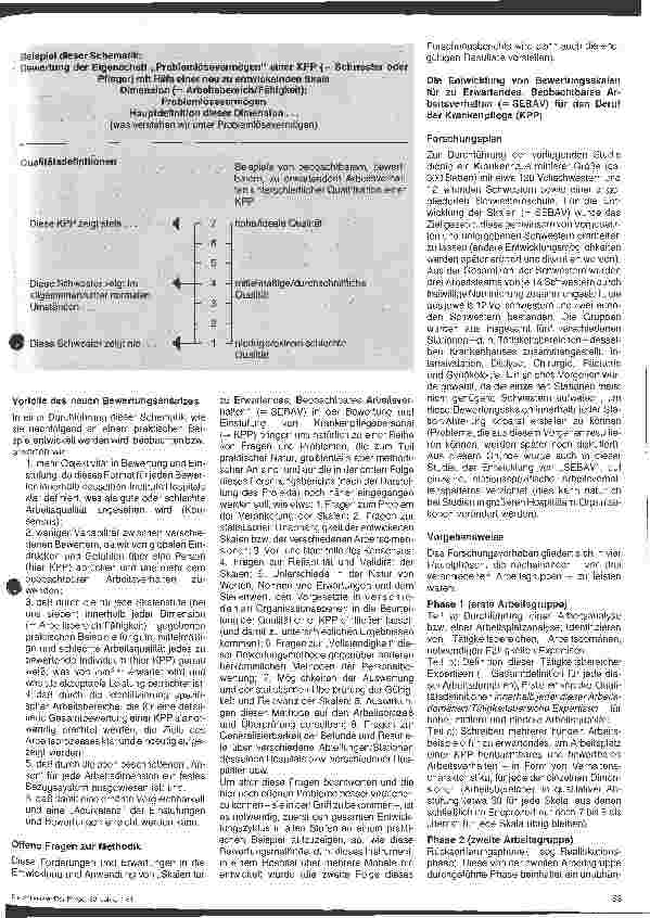 Vorschauseite 4: Zur Bewertung der Arbeitsleistung und -güte von Personal in Krankenhaus-Organisation Teil I