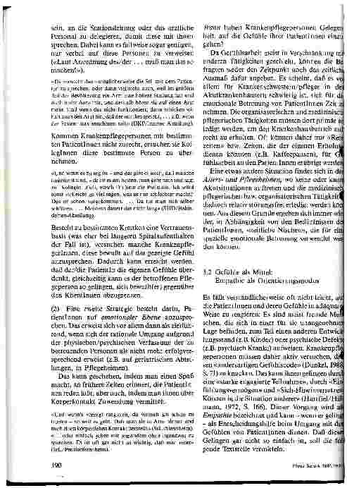 Vorschauseite 4: Gefühlsarbeit - eine neue Dimension für die Krankenpflegeforschung