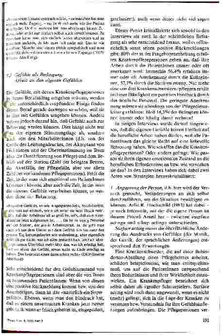 Vorschauseite 5: Gefühlsarbeit - eine neue Dimension für die Krankenpflegeforschung