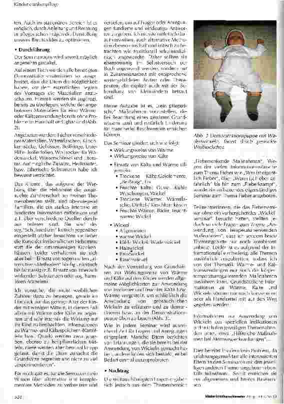 Vorschauseite 4: Kindergesundheit - Prävention durch Elternfortbildung - Ein Arbeitsfeld für Kinderkrankenschwestern