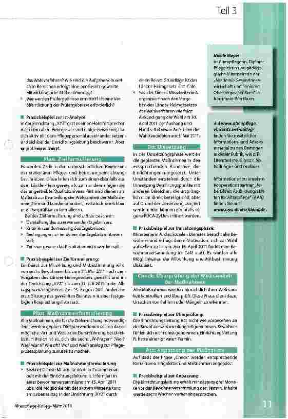 Vorschauseite 2: Im Sinne der Qualität