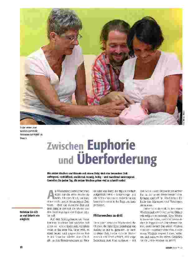 Vorschauseite 1: Zwischen Euphorie und Überforderung