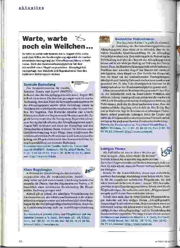 Vorschauseite 1: Warte, warte noch ein Weilchen ...