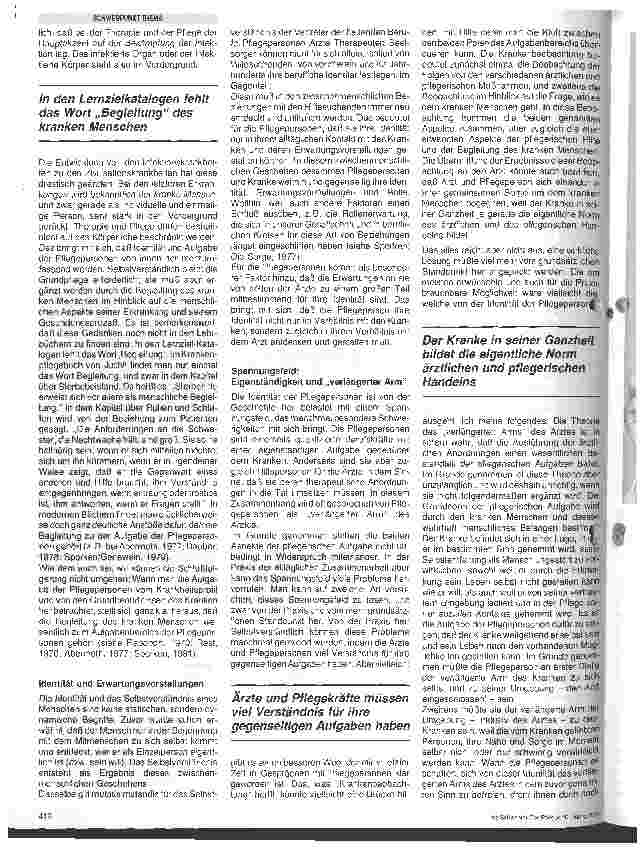 Vorschauseite 3: Die Identität des Pflegepersonals im Hinblick auf ihre Berufsethik die Professionalisierung und die Qualität der Arbeit
