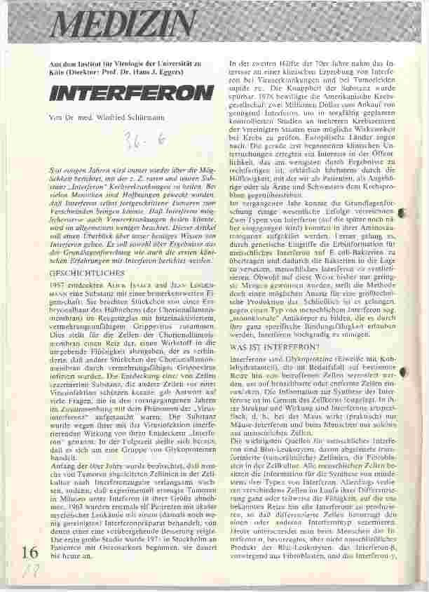 Vorschauseite 1: Interferon