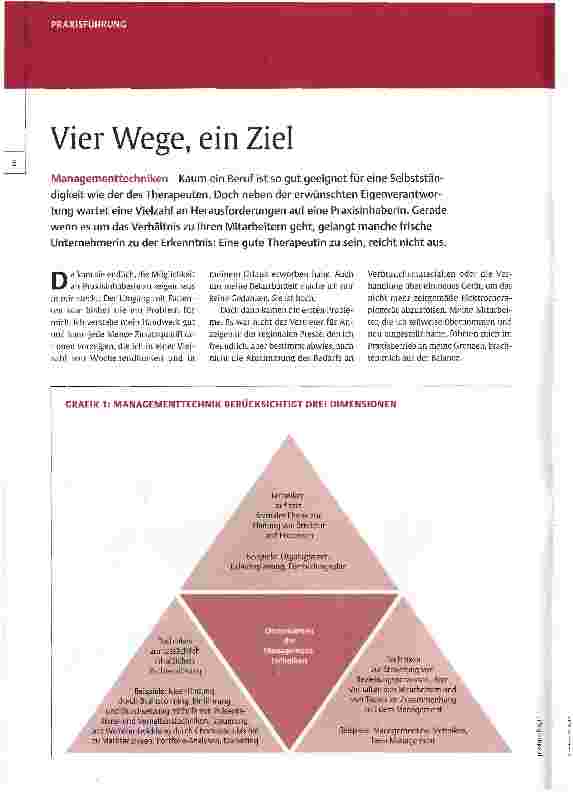Vorschauseite 1: Vier Wege, ein Ziel