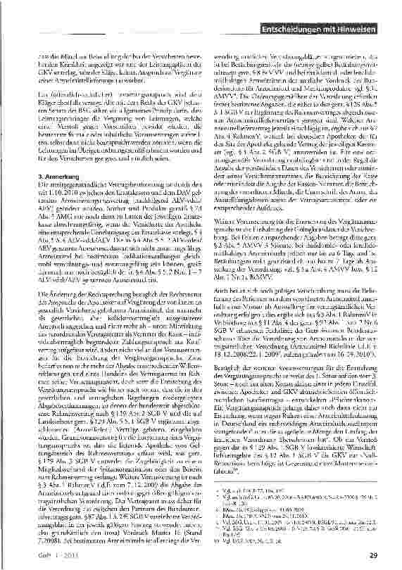 Vorschauseite 2: Grundsätzlich kein Anspruch der Apotheker auf Vergütung der Versorgung von Ersatzkassenversicherten mit gem. §73 Abs. 3 AMG importierten Arzneimitteln